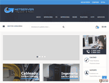 Tablet Screenshot of netserver.cl